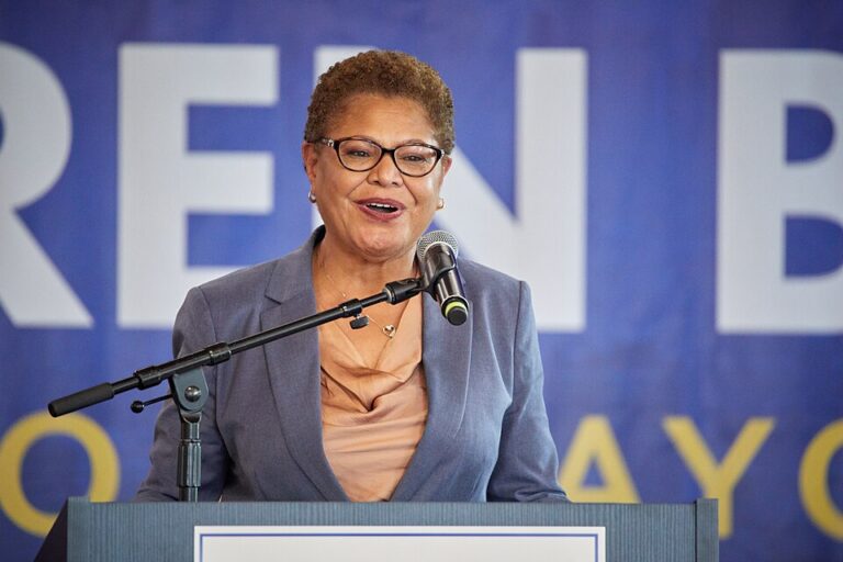 Karen Bass Accused Of ELECTIONEERING Near BALLOT DROP BOX